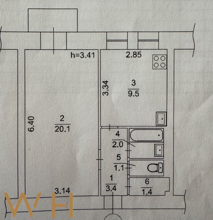Продаж 1 кім квартири вул Бульварно-Кудрявська 43Б, 38 м, Центр, Цирк, Без%