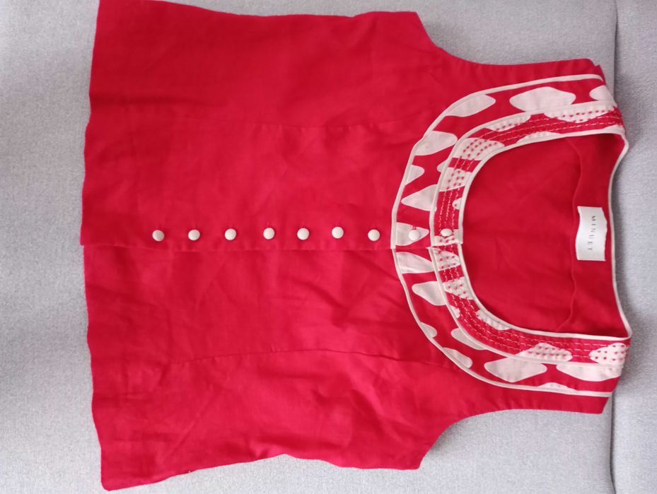 Sprzedam komplet lniany rozm. 40 garsonka