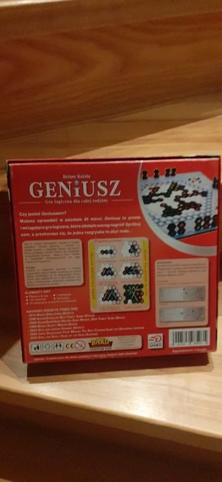 Gra Geniusz stan IDEALNY KOMPLETNA Gra familijna gra logiczna