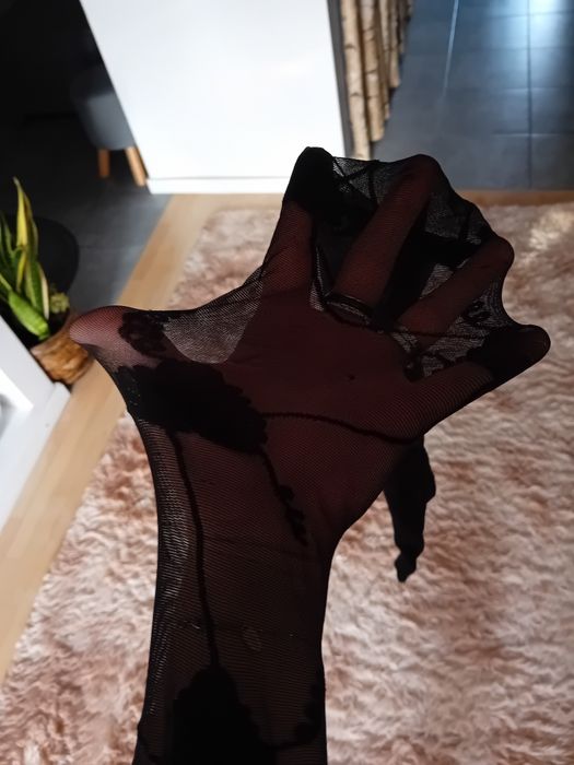 Luksusowe bezszwowe rajstopy damskie wzorzyste