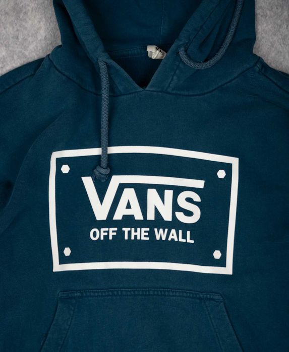 Damska Bluza Short Hoodie Sportswear Vans Basic Casual Blue