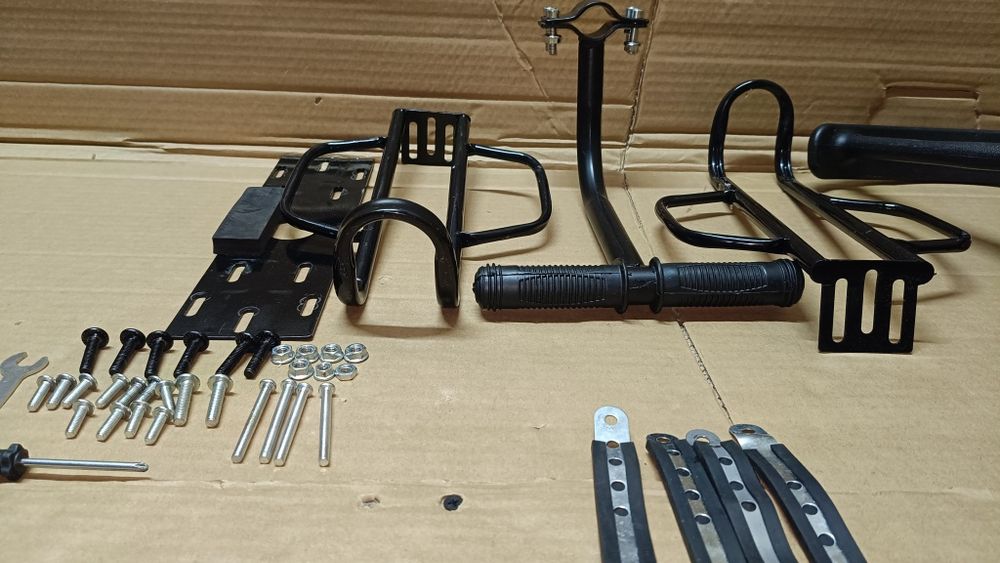 Fotelik dziecięcy na rower regulowany