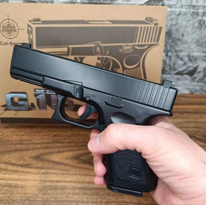 Пистолет Глок Glock 18 Galaxy G15 на пульках Металл детский игрушечный