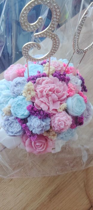 Flower box mydlany . 30 Utodziny
