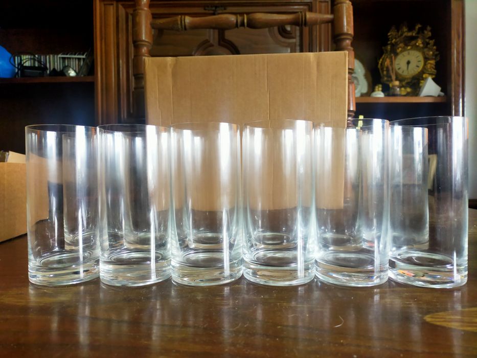 Copos transparentes 12 unidades/ 6 unidades