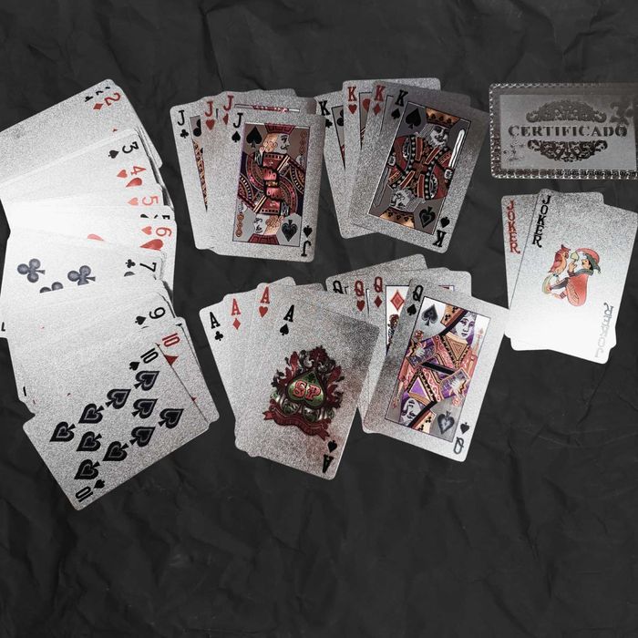 Share Sporting CP Official Silver Foil 999 Playing Cards Deck - Limited Record Edition