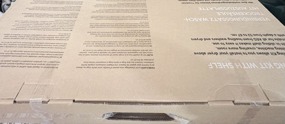 Vendo Kit de instalacao de maquinas de lavar e secar roupa em coluna
