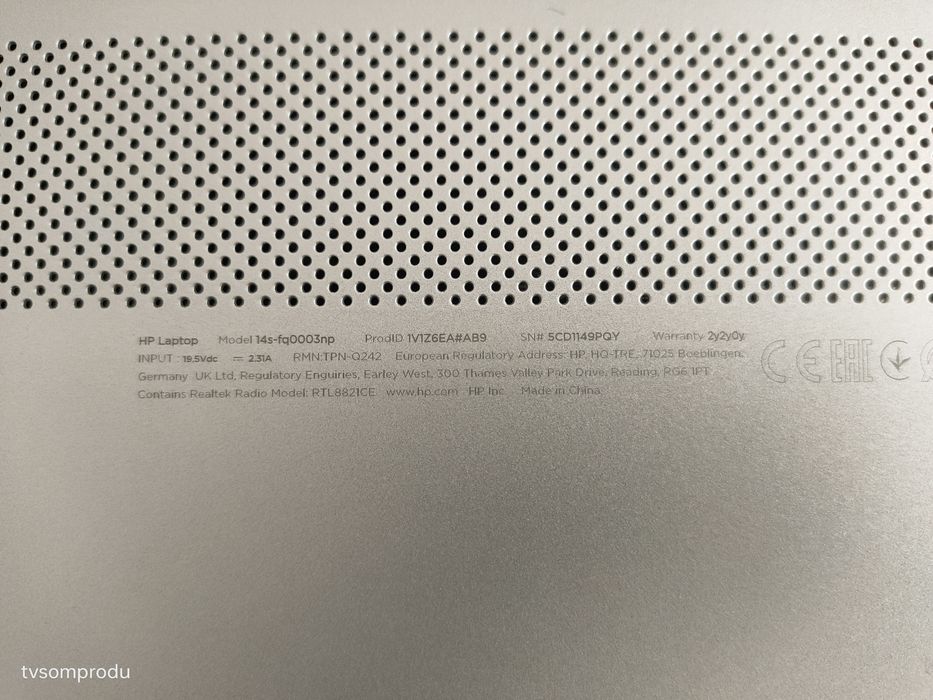 Portátil HP laptop 14s