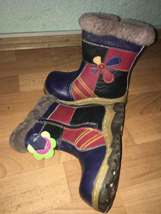Продам шкіряні зимові  чобітки на дівчинку, 31 розмір , 280 грн.
