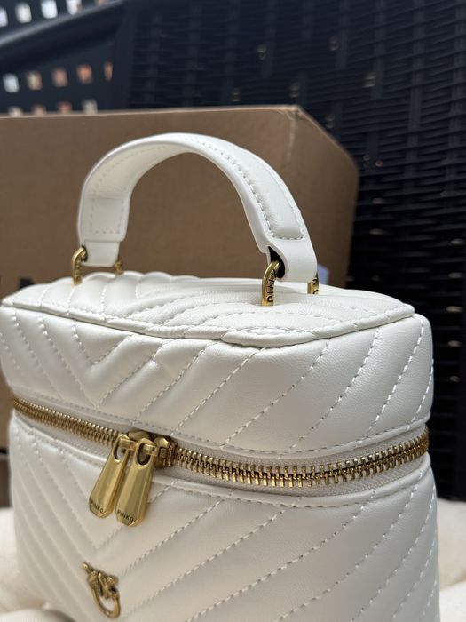 Жіноча сумка Pinko Mini Vanity Bag / біла / нова