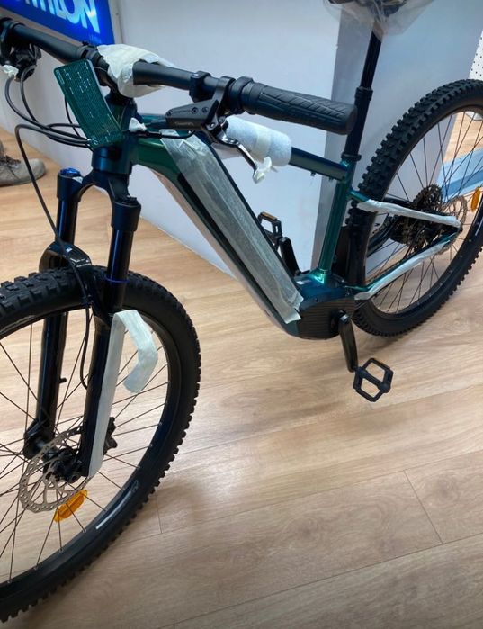 Bicicleta Rockrider BTT elétrica semirrígida 29" E-EXPL 700 Verde