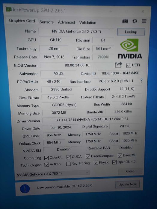 Placa Gráfica GTX780TI64564143387009121