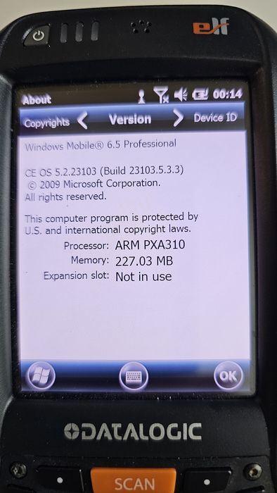 Terminal Datalogic ELF 2D 256/256MB
