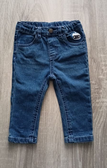 Spodnie Jeansowe Jeansy Pepco So Cute Niemowlęce Chłopięce 74
