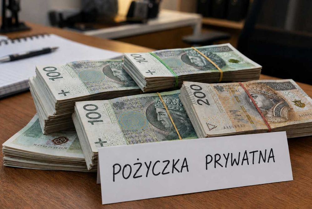 Pożyczka prywatna z komornikiem, BEZ BAZ, chwilówka, KREDYT na raty