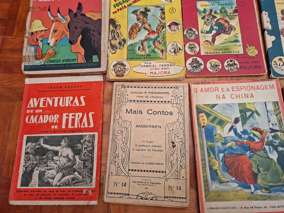 Livros antigos infantis Juvenis e literatura de cordel - 13 livros