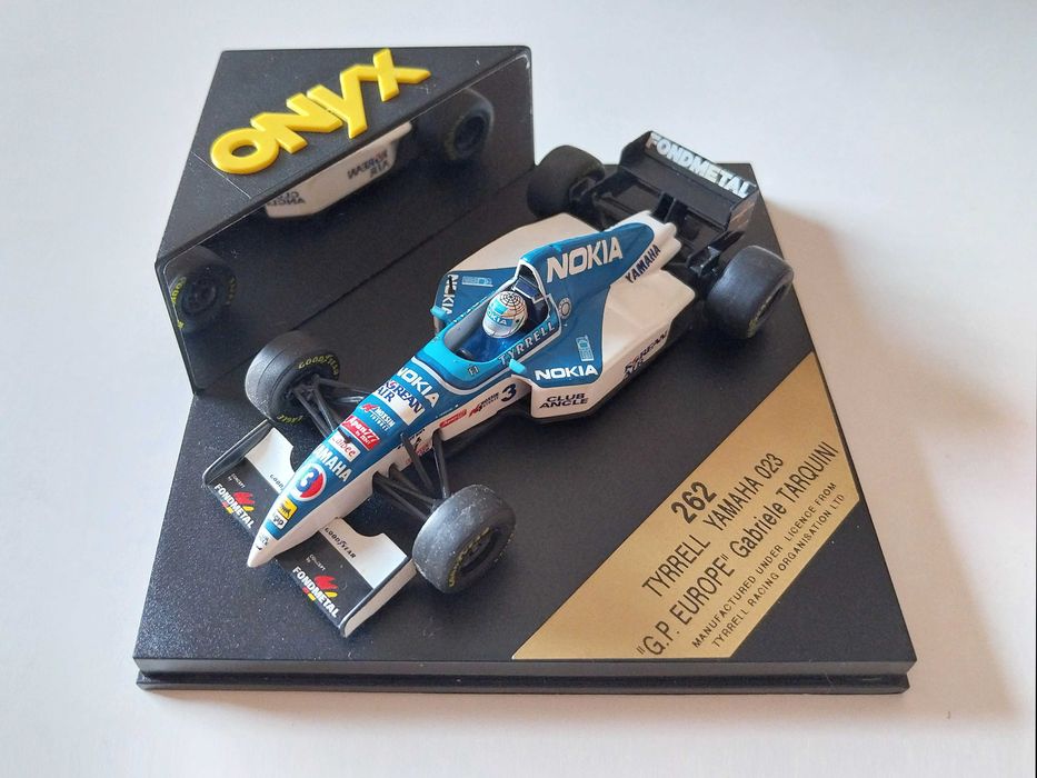 miniatura 1/43 TYRRELL 023 Gabriele Tarquini (1995) | edição Onyx