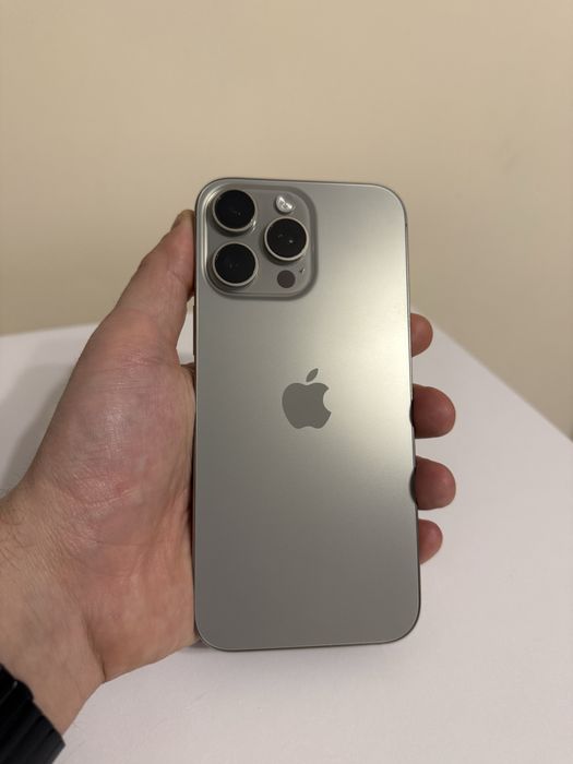 iPhone 16 Pro Max 1TB e-sim Natural Titanium, ідеальний стан, гарантія