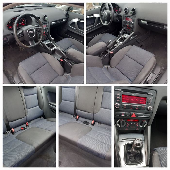 Audi A3 8p S-line 1.8 turbo 160ps 6b Bixenon Klimatronik  Bose Alu 17