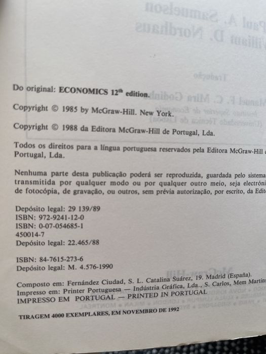 Economia Samuelson/Nordhaus