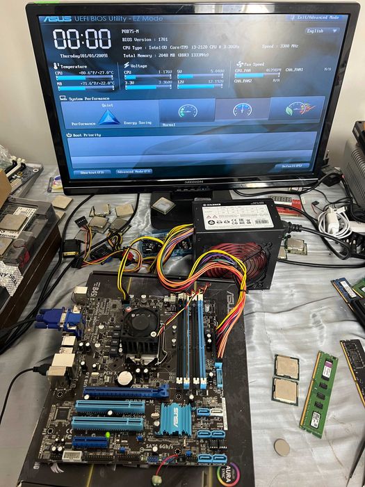 Материнські плати Сокет 1155 перевірені робочі. Ціна за 1 шт