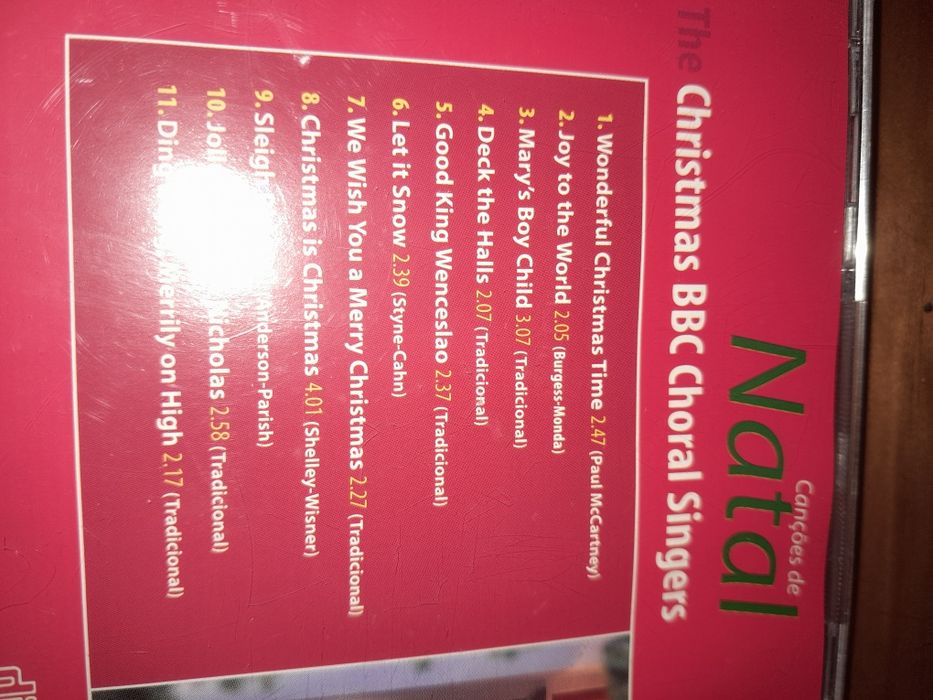 CD de Natal do Coro da BBC