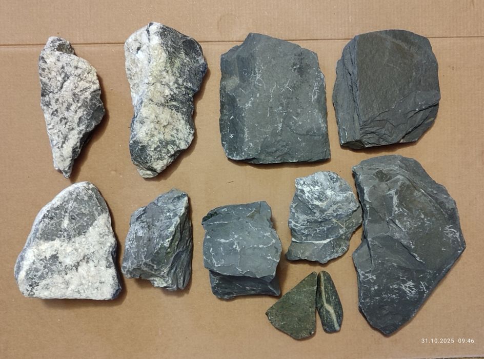 Kamienie do akwarium łupek drzewiasty i dark rock