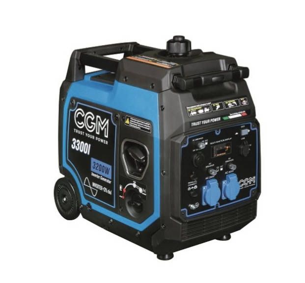 Генератор бензиновый инверторный мощностью 3,3 кВА, однофазный, 230 В