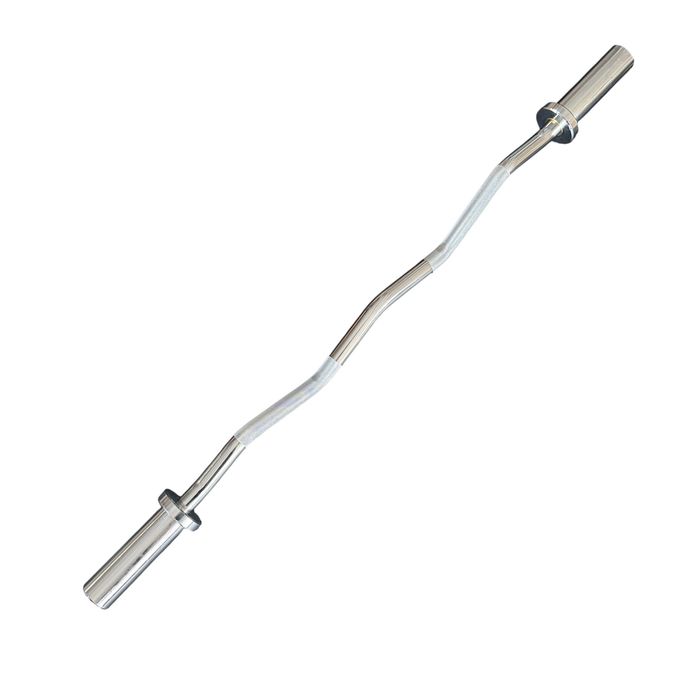 Gryf łamany olimpijski Curl Bar 120 cm 8 kg Fi50 chromowany 4GRADE
