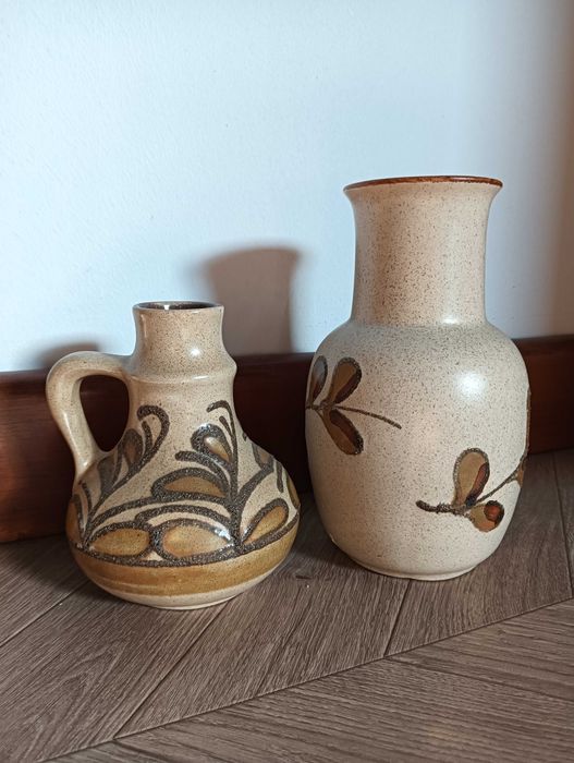 Wazon ceramiczny Strehla zestaw 2szt z podobnym wzorem