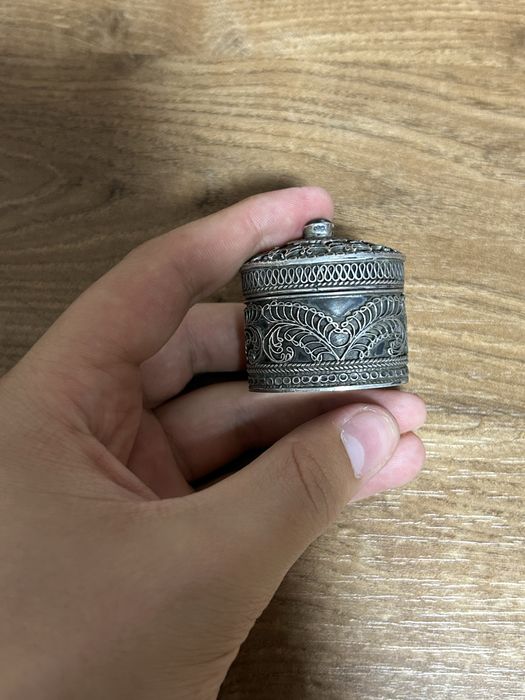 серебряная шкатулка