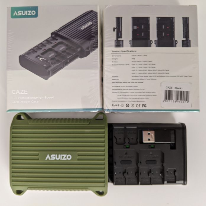 Кардридер / usb-хаб CAZE від ASUIZO