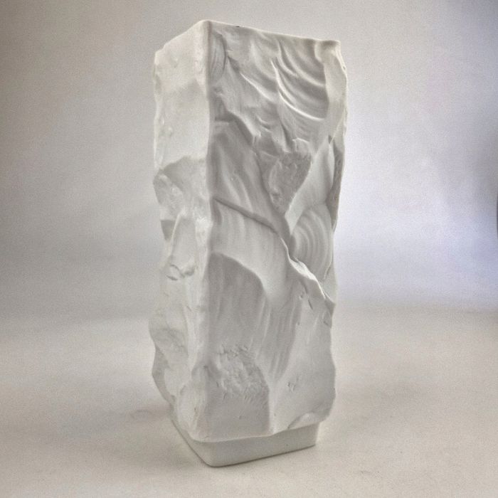 Porcelanowy Modernistyczny Op - Art Wazon Seltmann Weiden - Bawaria