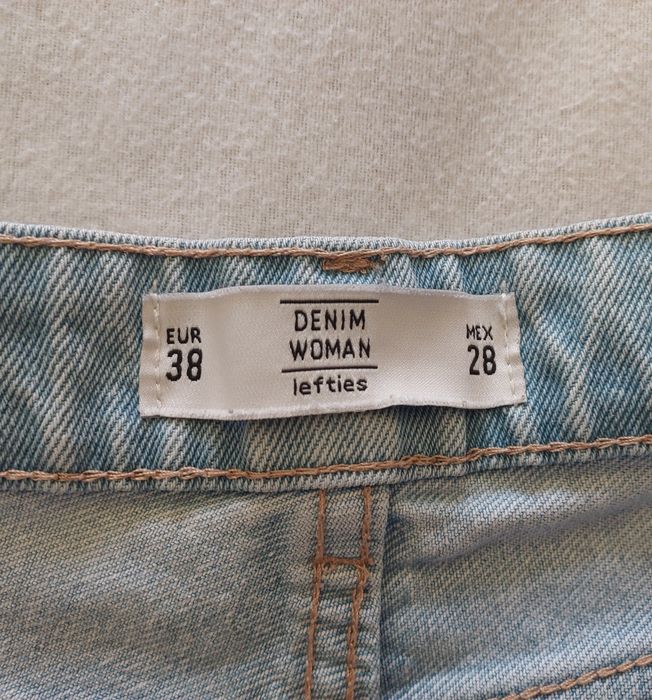 Calças Ganga Mom Fit, T38