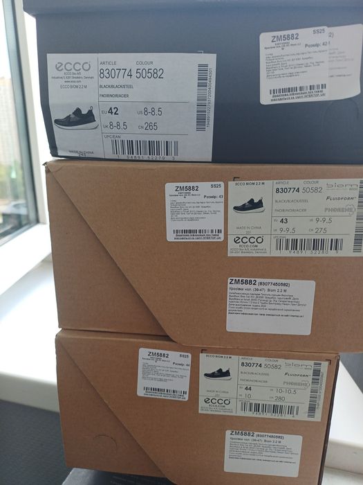 Кросівки ECCO BIOM 2.2 M 83077450582 ZM5882 розміри 40-46 Оригінал