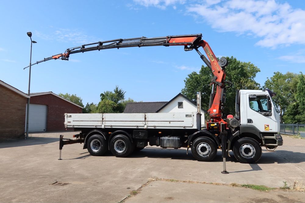 RENAULT KERAX 340cv Grua Palfinger PK27000 c/Gib RadioComando Caixa Tri-Basculante Apenas 200.000km #OPORTUNIDADE#