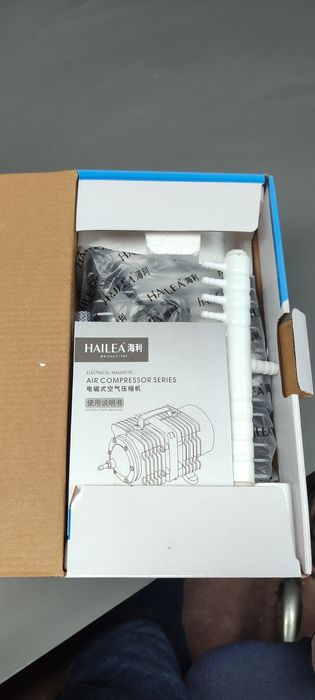 Компресор Hailea ACO-009D для лазерного станка, гравера, ЧПУ, ставка,