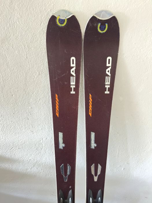 24 - Narty Head Chip Liquidmetal 163 cm + wiązania