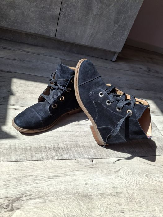 Черевики, демі, демісезонні весна осінь ботінки жіночі tommy hilfiger чорні замшеві 25.5 см