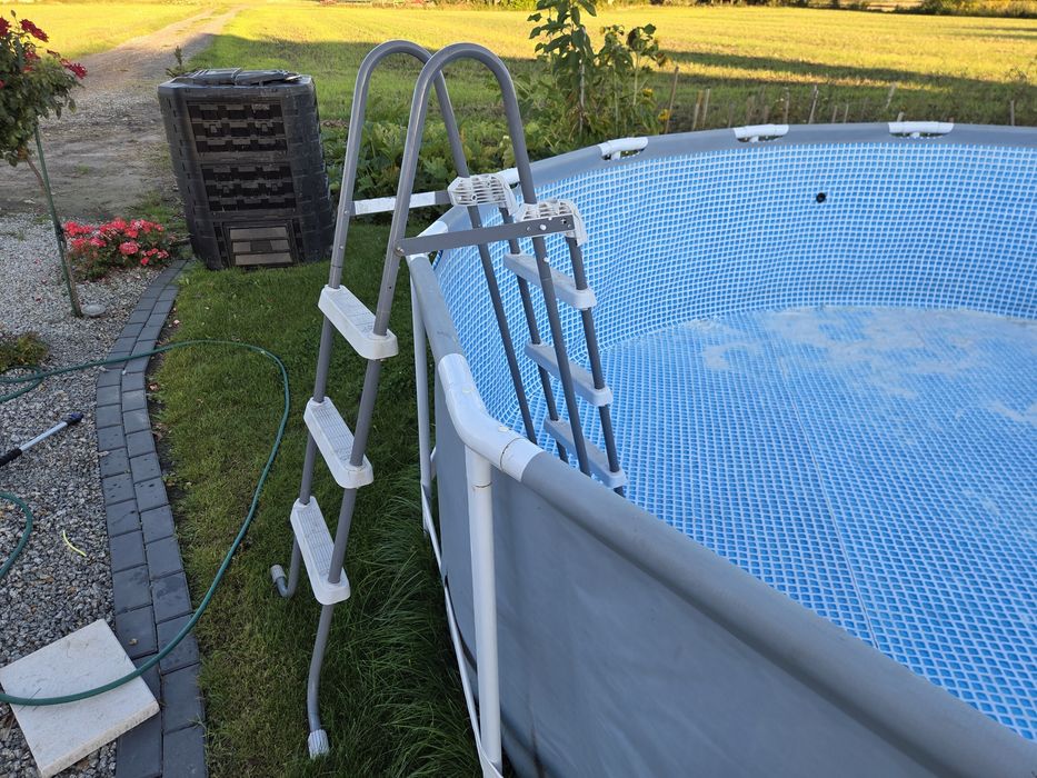 Kompletny Basen Stelażowy 457x107 cm Avenli/Intex – Duży Zestaw!