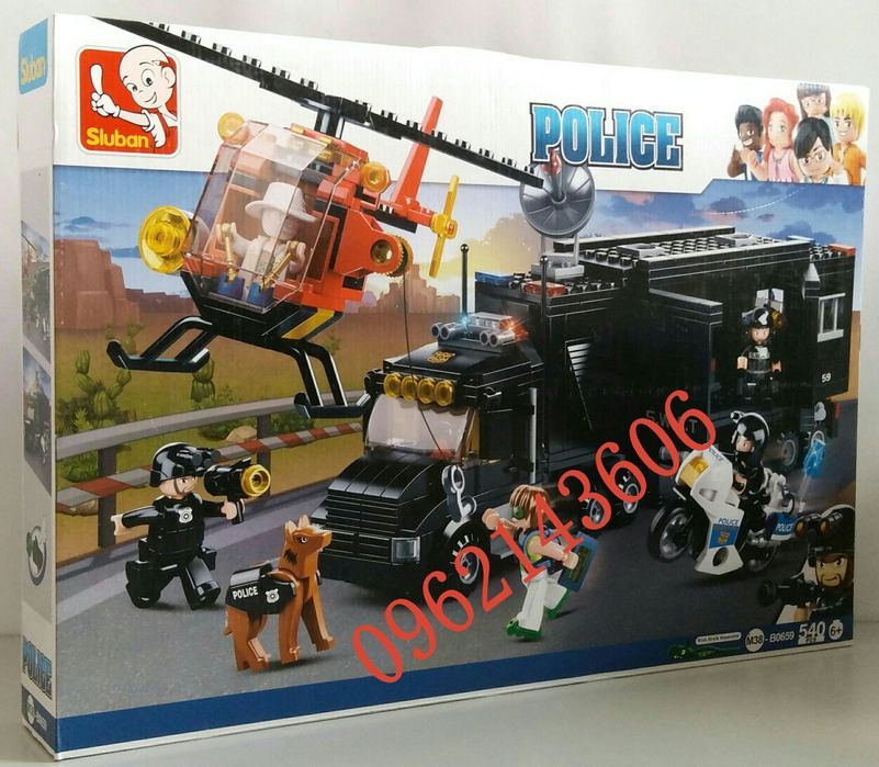 Конструктор Полиция Sluban M38-B0659 Фургон спецназа 540 дет