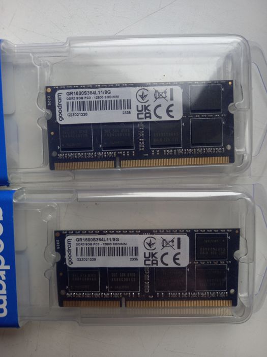 Оперативна память для ноутбука goodram 2х8gb