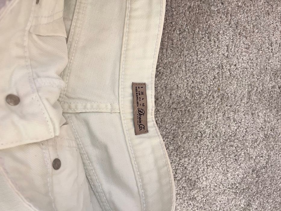 Білі джинсові шорти H&M