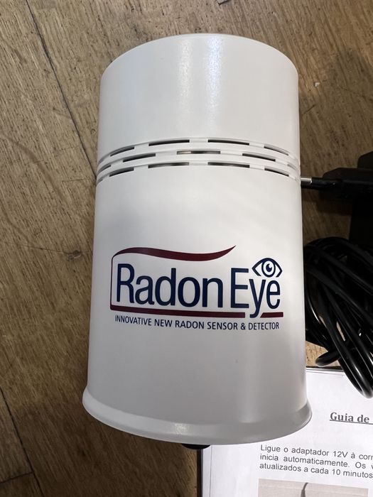 Detetor radão inteligente de alta sensibilidade RadonEye - Novo