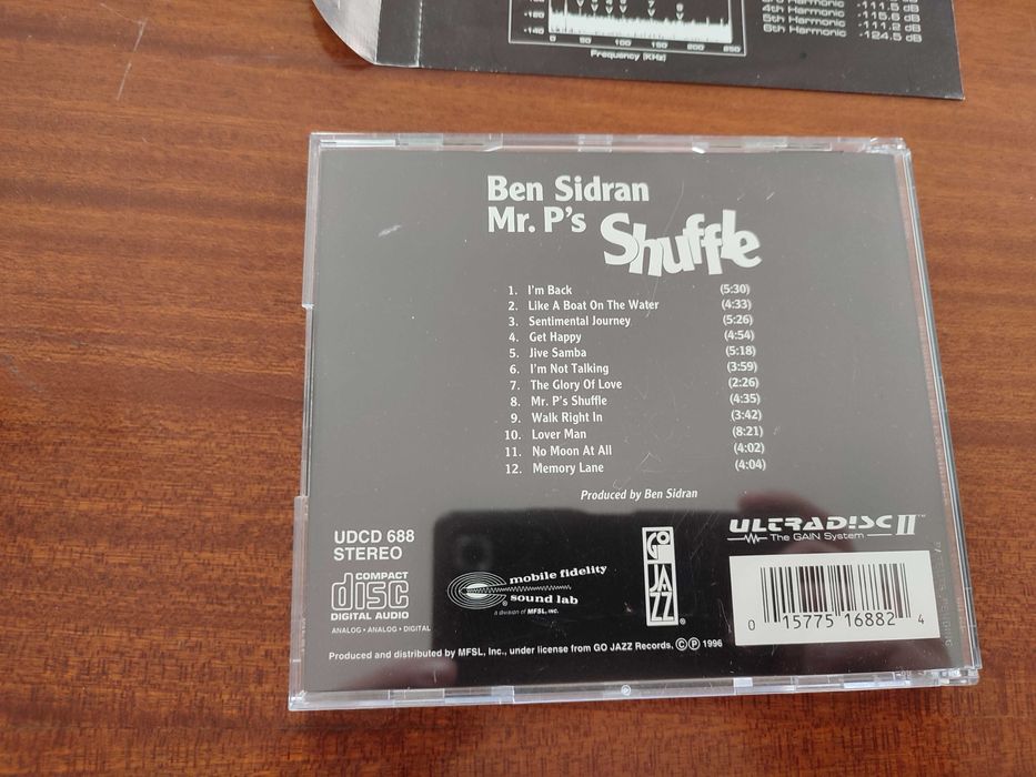 Ben Sidran – Mr. P's Shuffle (Ultradisc II 24K Gold-Plated Disc, MoFi)64285845615874122