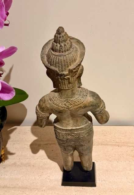 Estátua em Bronze estilo Império Khmer - Vishnu (1)