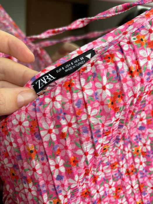 Сукня zara в квіти може сукня для вагітної