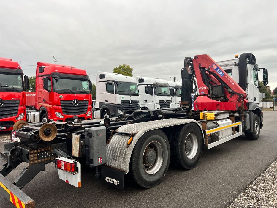 Mercedes-Benz AROCS 2645L 6x4 HAKOWIEC+HDS  dozór UDT HMF1830 przebieg388tys km rok9/2017 z serwisu bez retardera