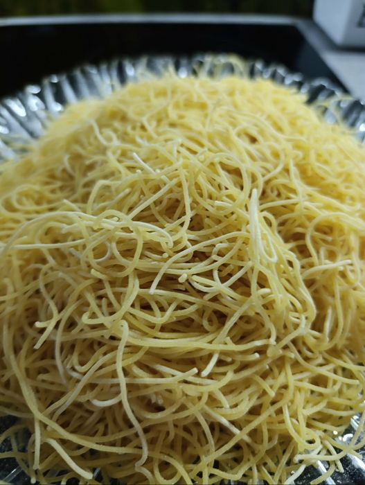 Makaron domowy z wiejskich jajek lub warzywny