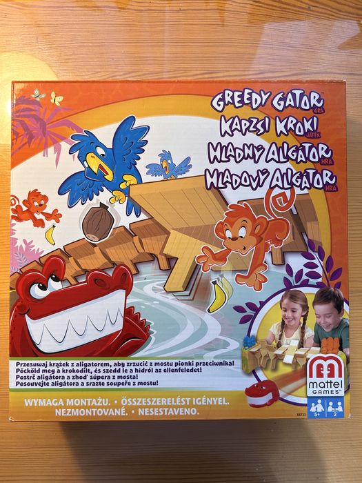 Mattel Gra dla 2 osób Greedy Gator dzieci 5+